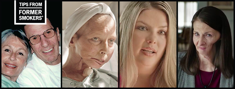 Images of Former Smokers with text that says, 