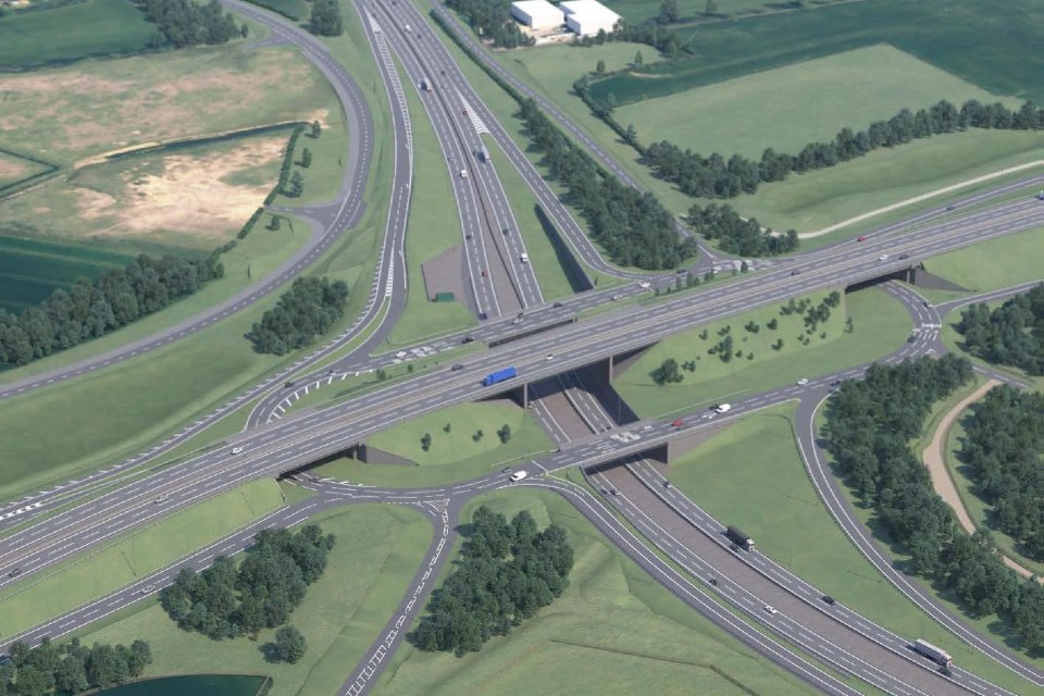 How the Black Cat junction would look once the project is complete
