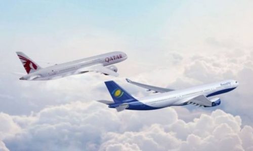 RwandAir and Qatar Airways Join Forces-VISITRWANDA-TRAVELINDEX RwandAir and Qatar Airways Join Forces